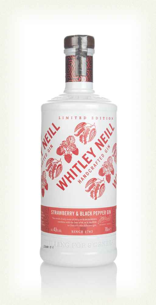 Whitley Neill Strawberry & Black Pepper Gin | 700ML