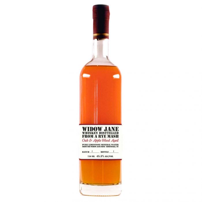 Widow Jane Distilled From a Rye Mash - Oak Apple Wood Aged Whiskey