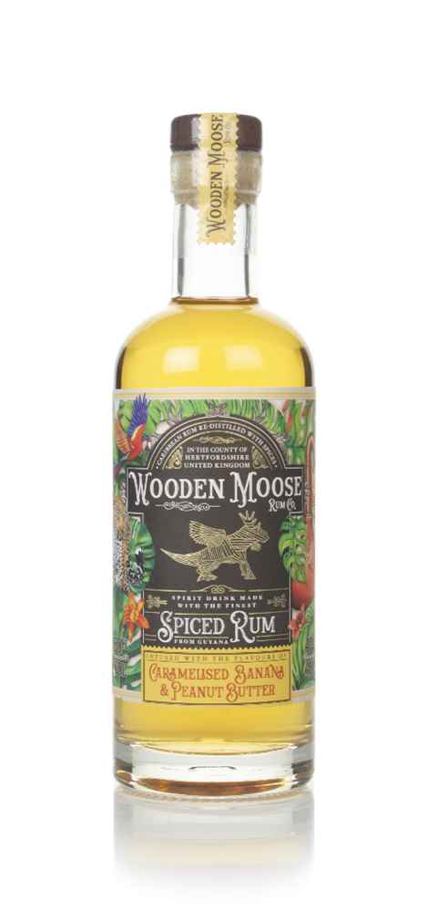 Wooden Moose Caramelised Banana & Peanut Butter Spiced Rum | 500ML